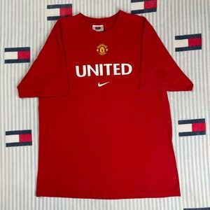 Vintage Nike Manchester United Wayne Rooney double sided tee shirt Jersey